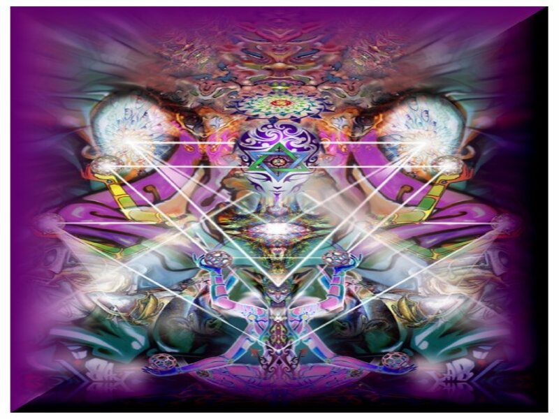Abstract Spiritual Figure
