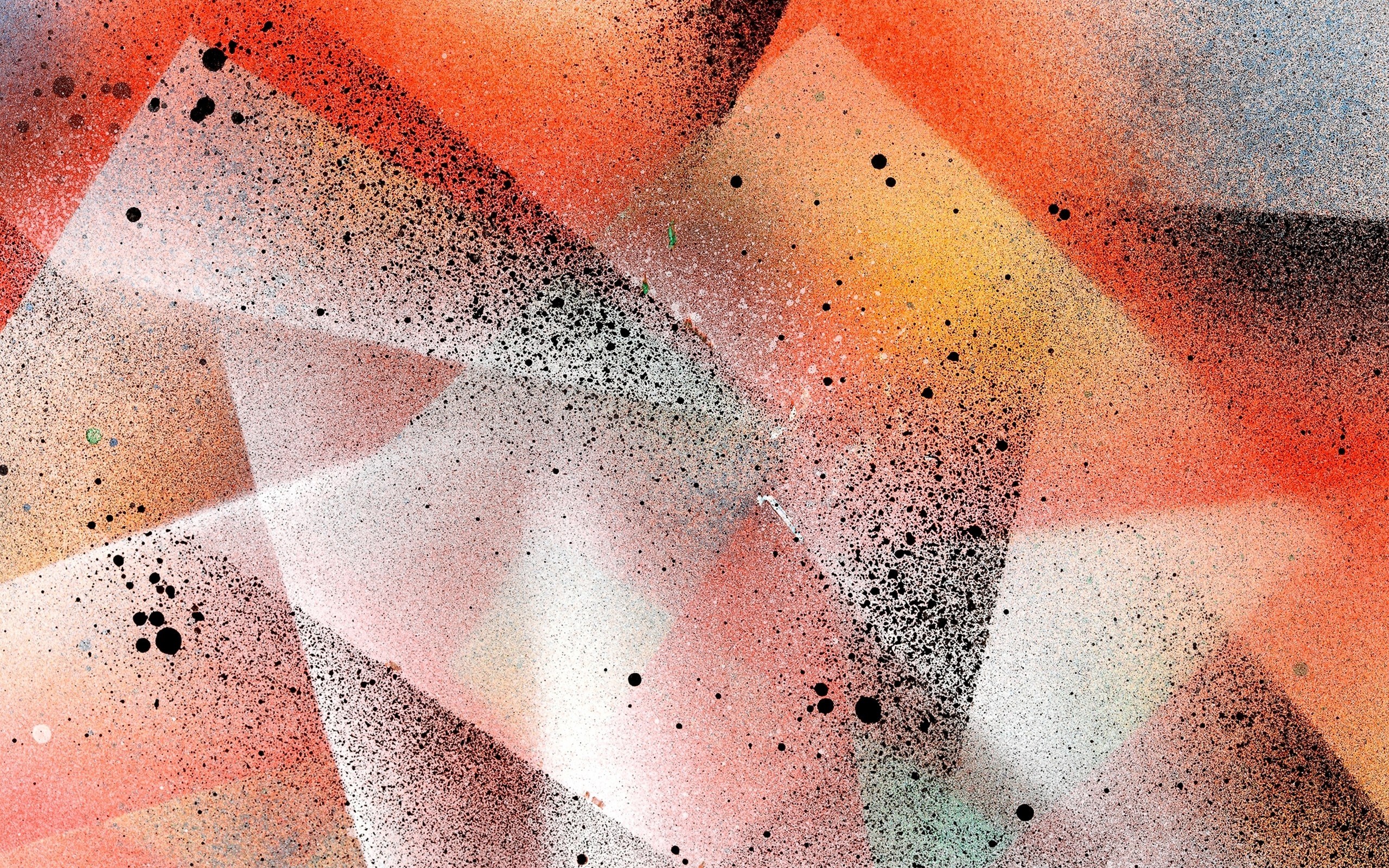 Abstract spray paint art