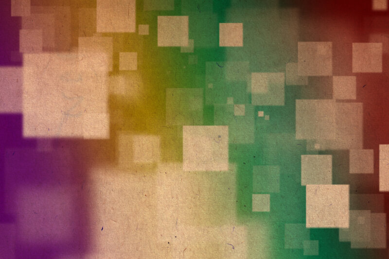 Abstract Square Pattern — Green