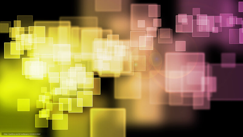 Abstract Square Shapes — Yellow