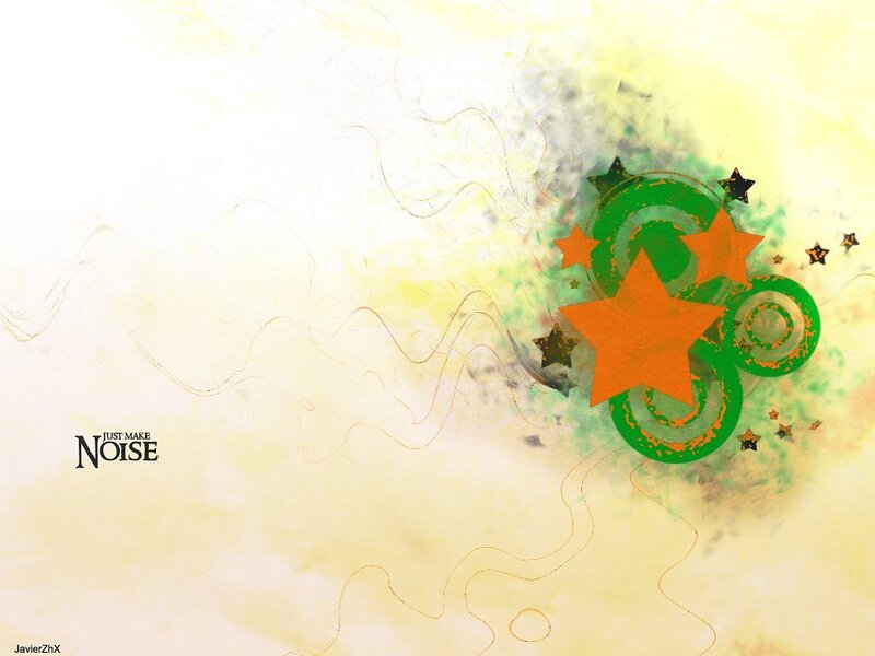 abstract star and circle design