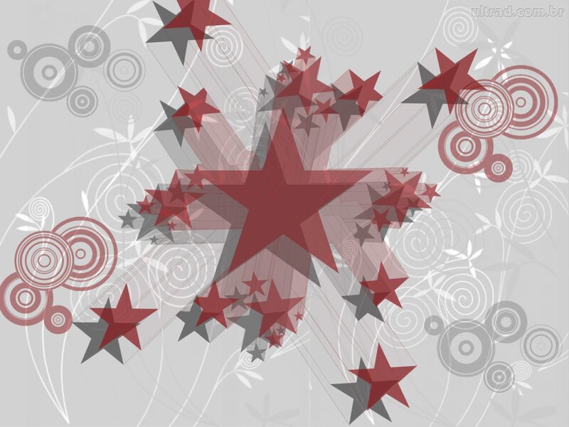 abstract star and swirl pattern