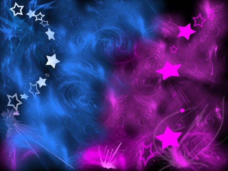 Abstract Star Background — Blue
