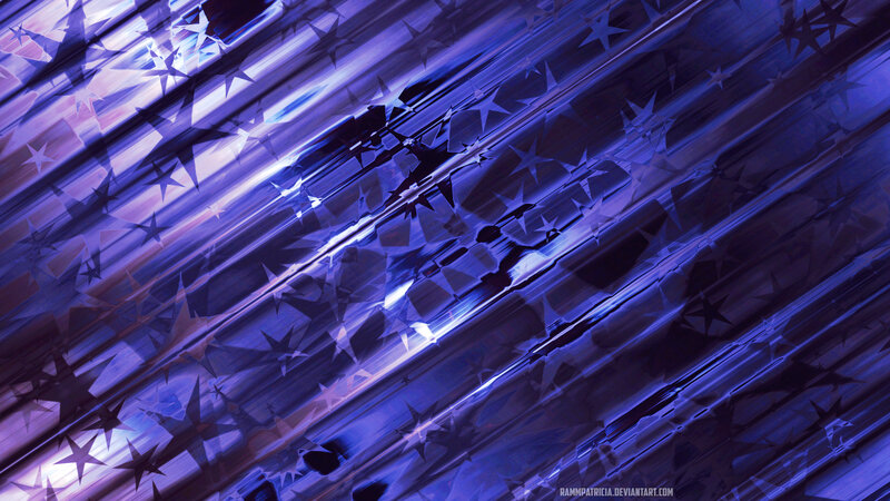Abstract Star Pattern — Blue, Dynamic