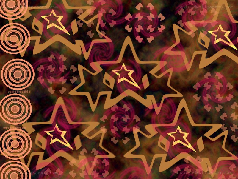 Abstract star pattern design