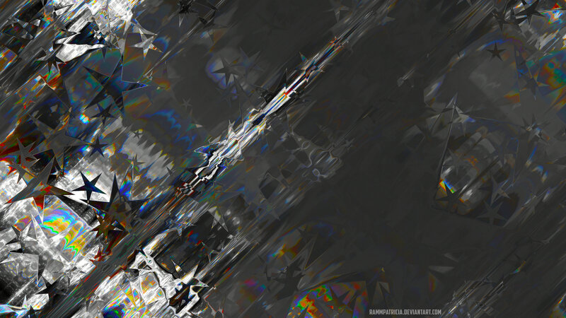 Abstract Star Pattern — Gray