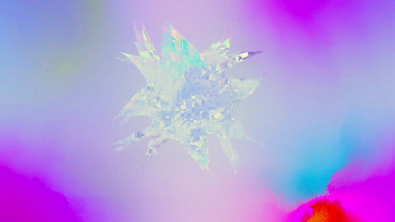 Abstract Star Shape — Purple