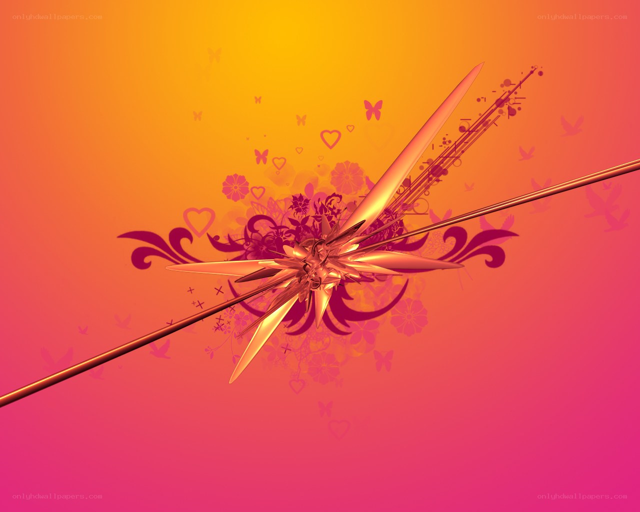 abstract starburst design