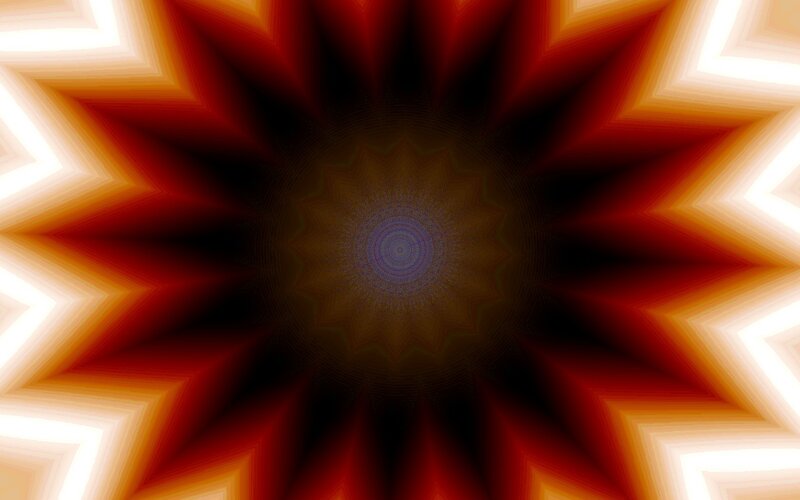 Abstract starburst pattern