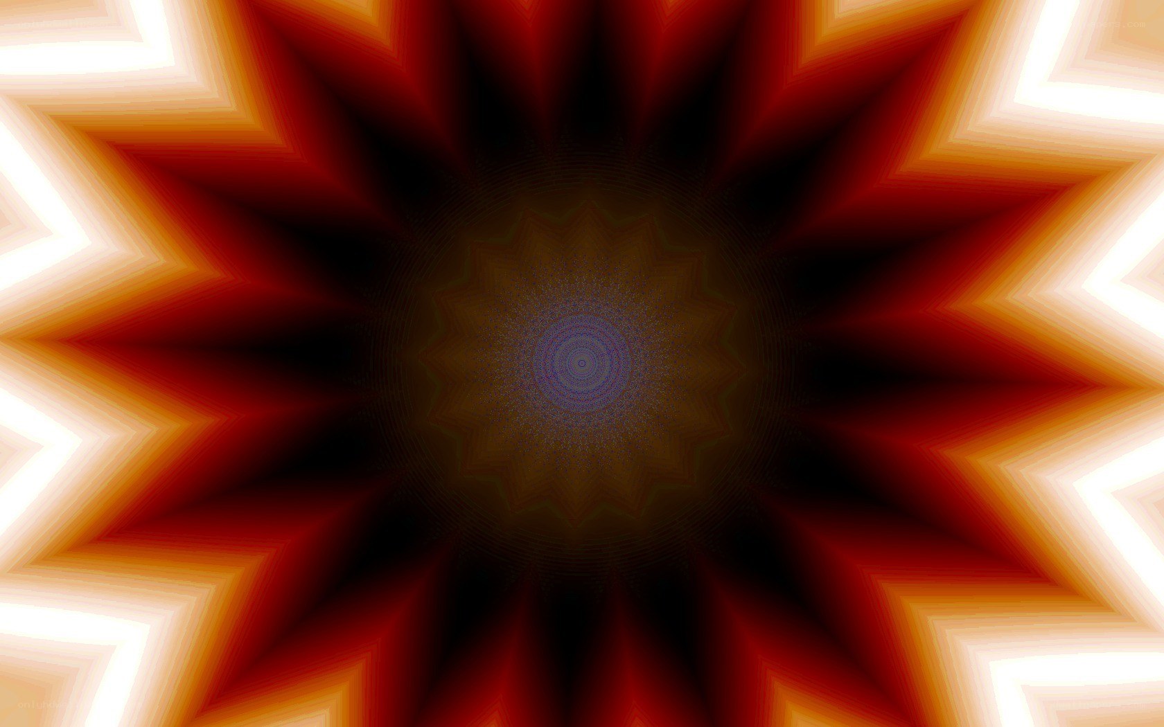Abstract starburst pattern