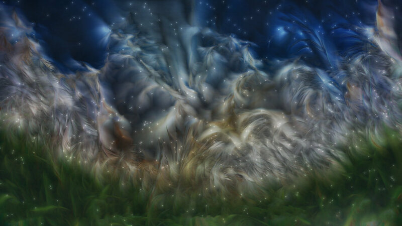 Abstract Starry Clouds