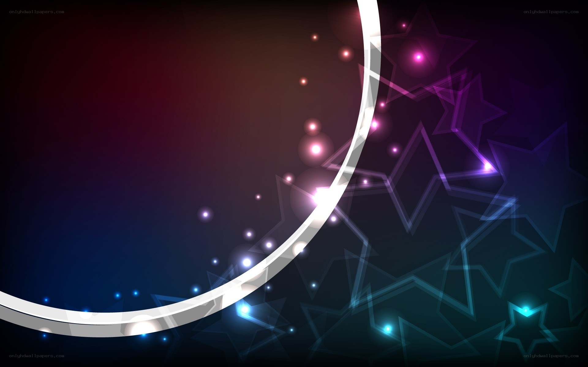 Abstract starry night design
