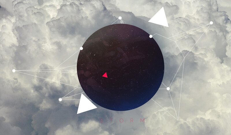 abstract storm design