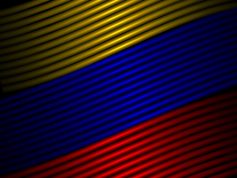 Abstract striped color design