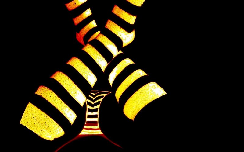 abstract striped light pattern
