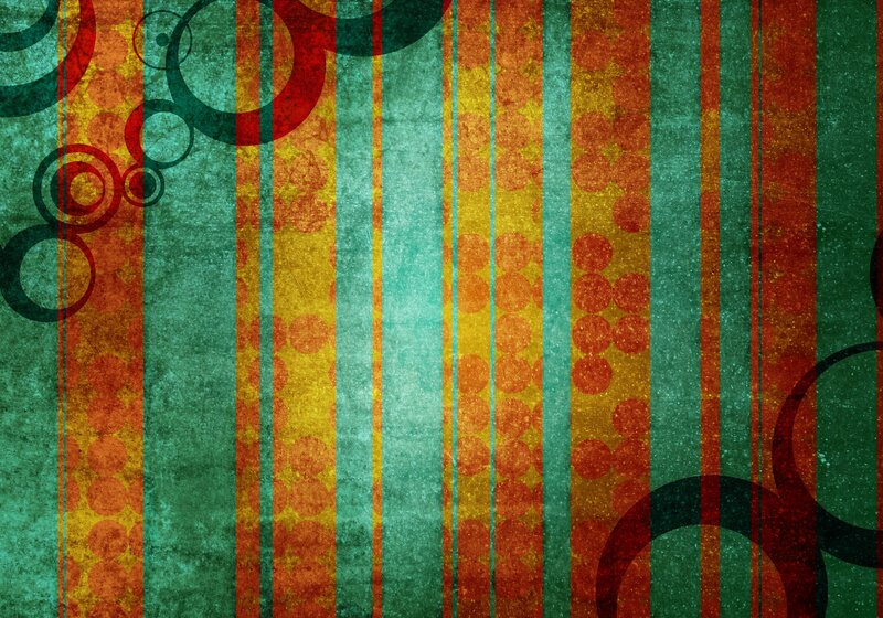 Abstract Striped Pattern — Green