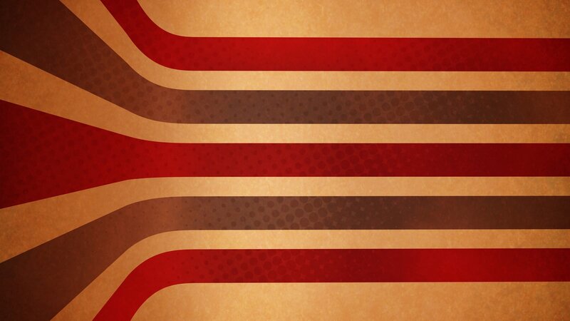 Abstract Striped Pattern — Red, Retro