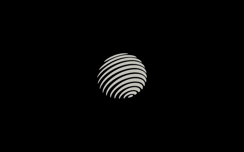 Abstract Striped Sphere