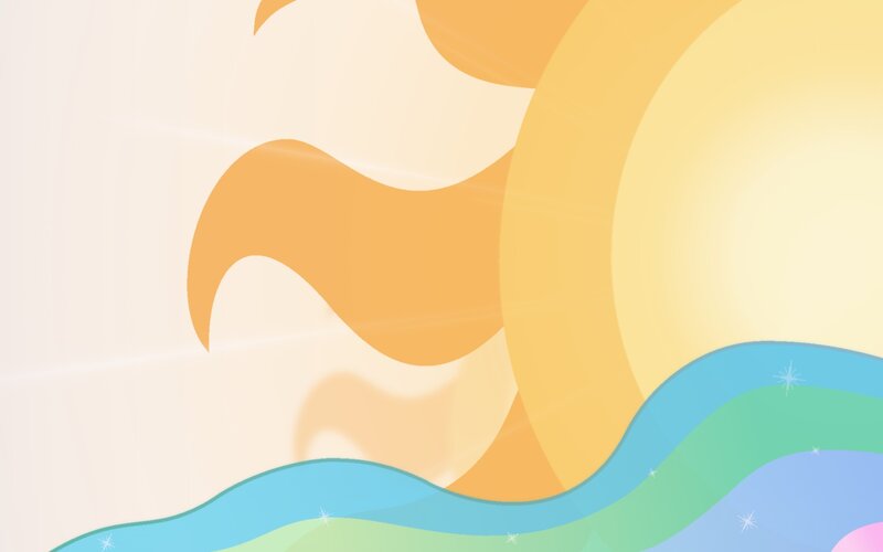 Abstract Sun and Waves