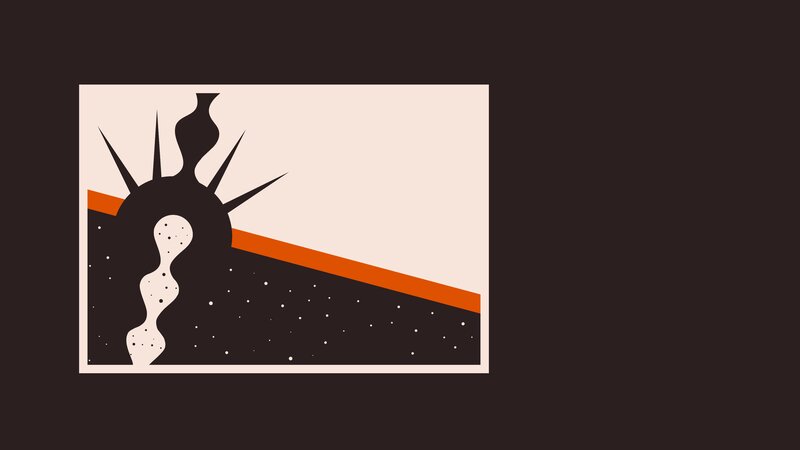 Abstract Sun Illustration
