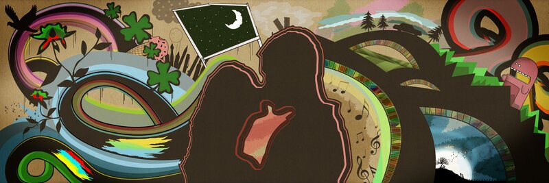 abstract surreal collage art