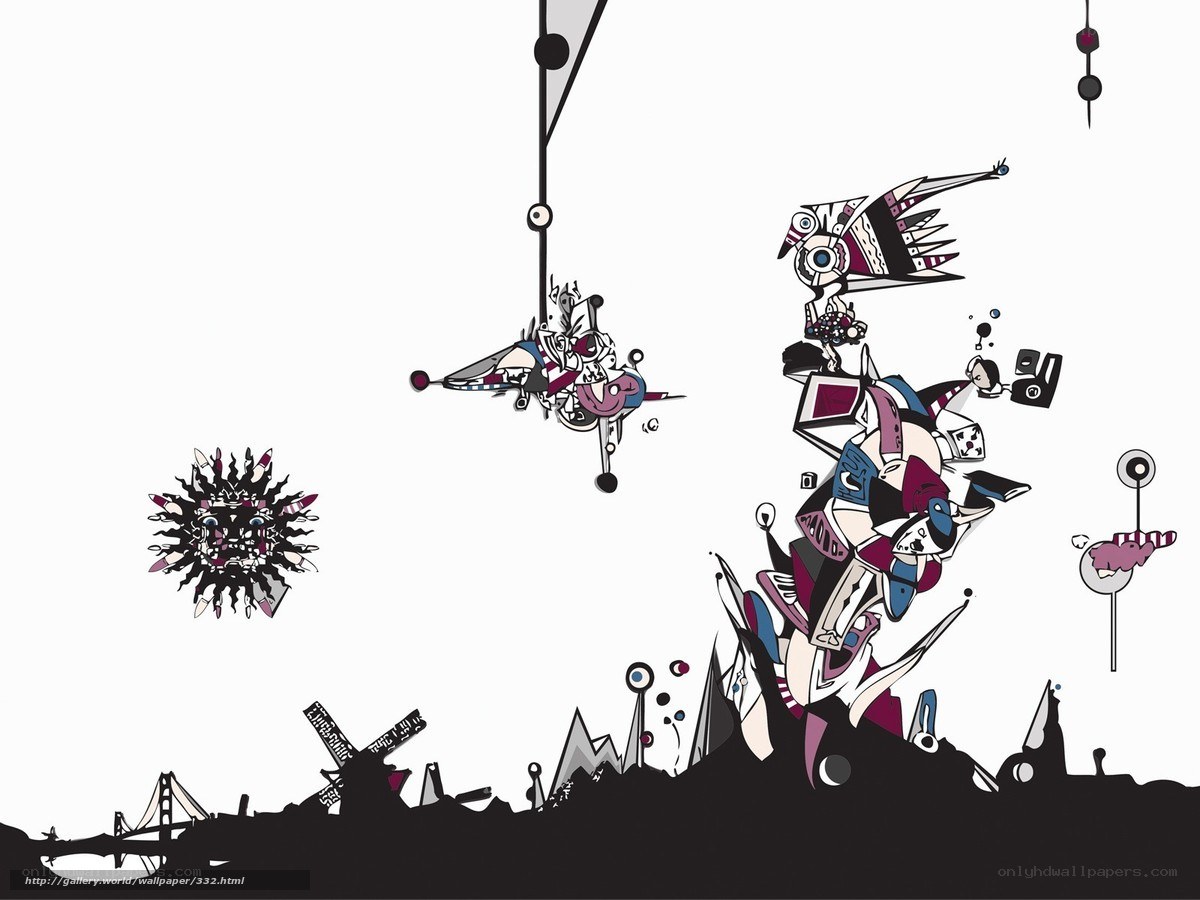 abstract surreal collage art
