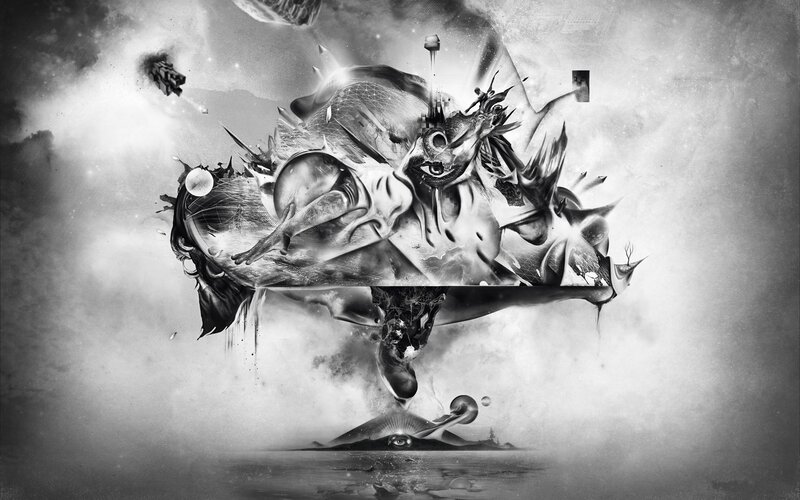 abstract surreal creature