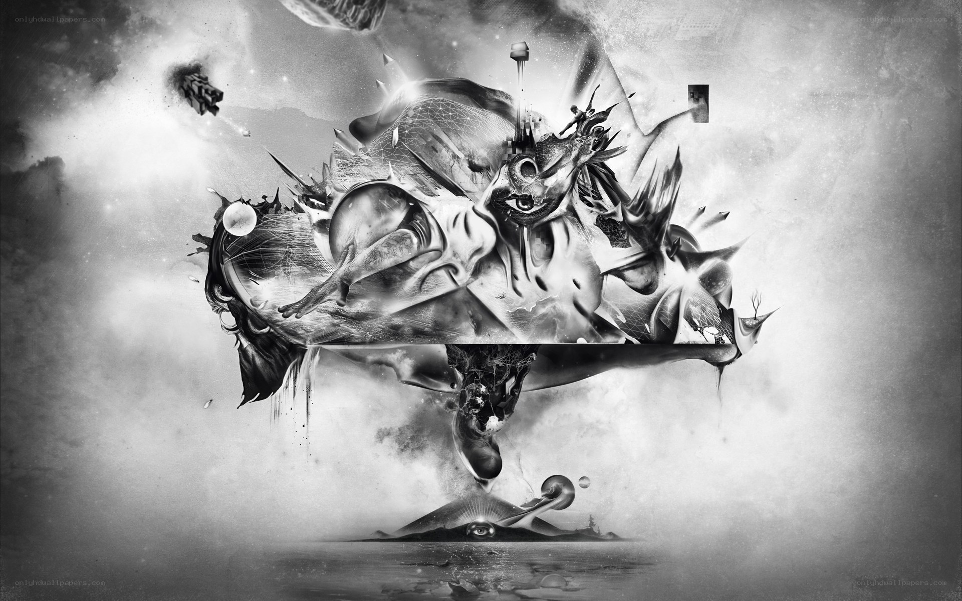 abstract surreal creature
