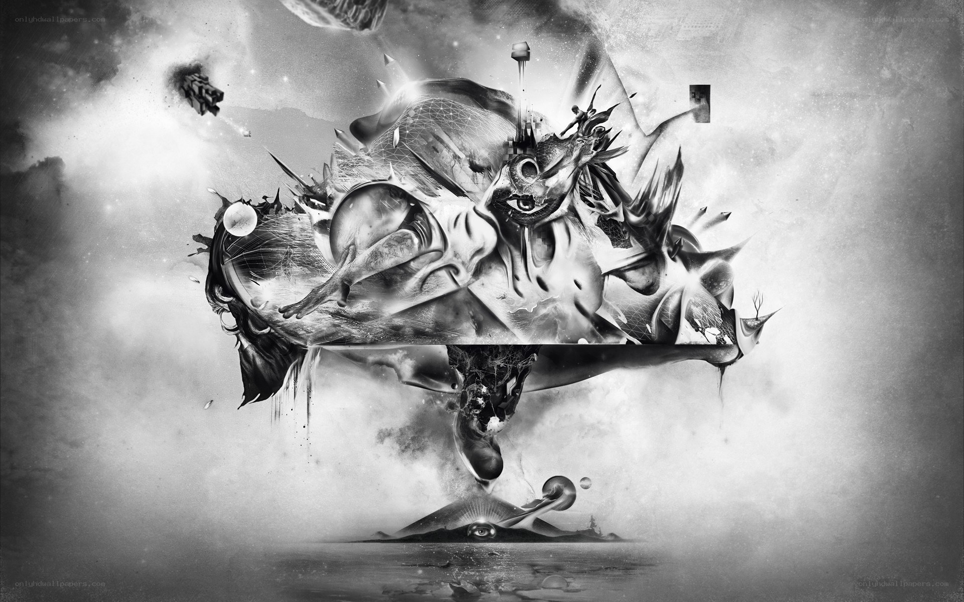 abstract surreal digital art