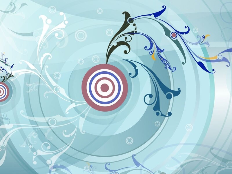 Abstract Swirl Design — Blue