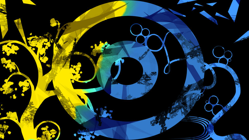 Abstract Swirl Design — Yellow