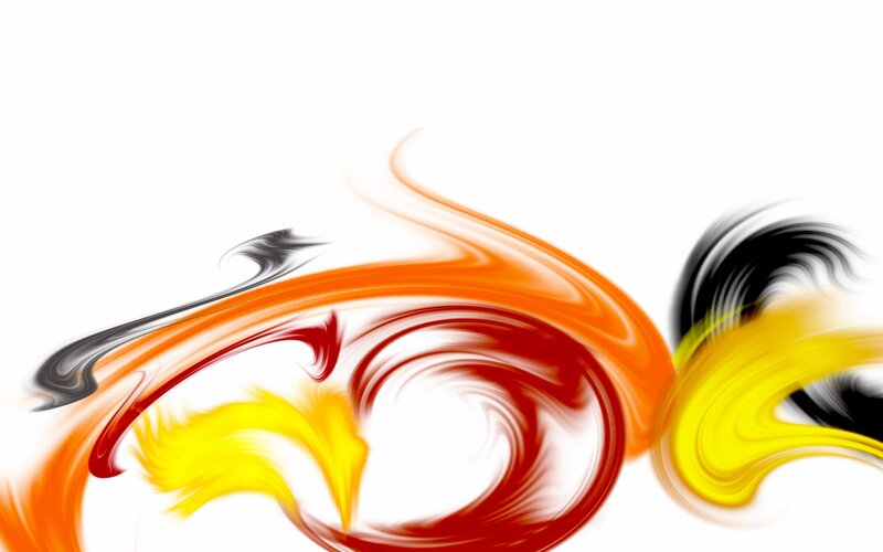 Abstract swirl of color
