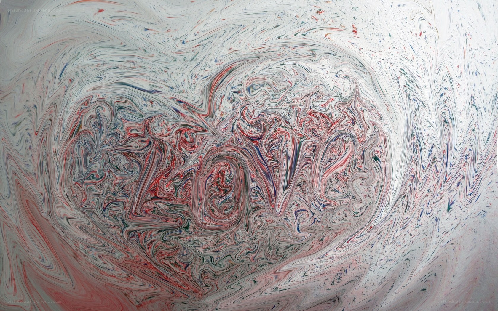 Abstract swirl of colors