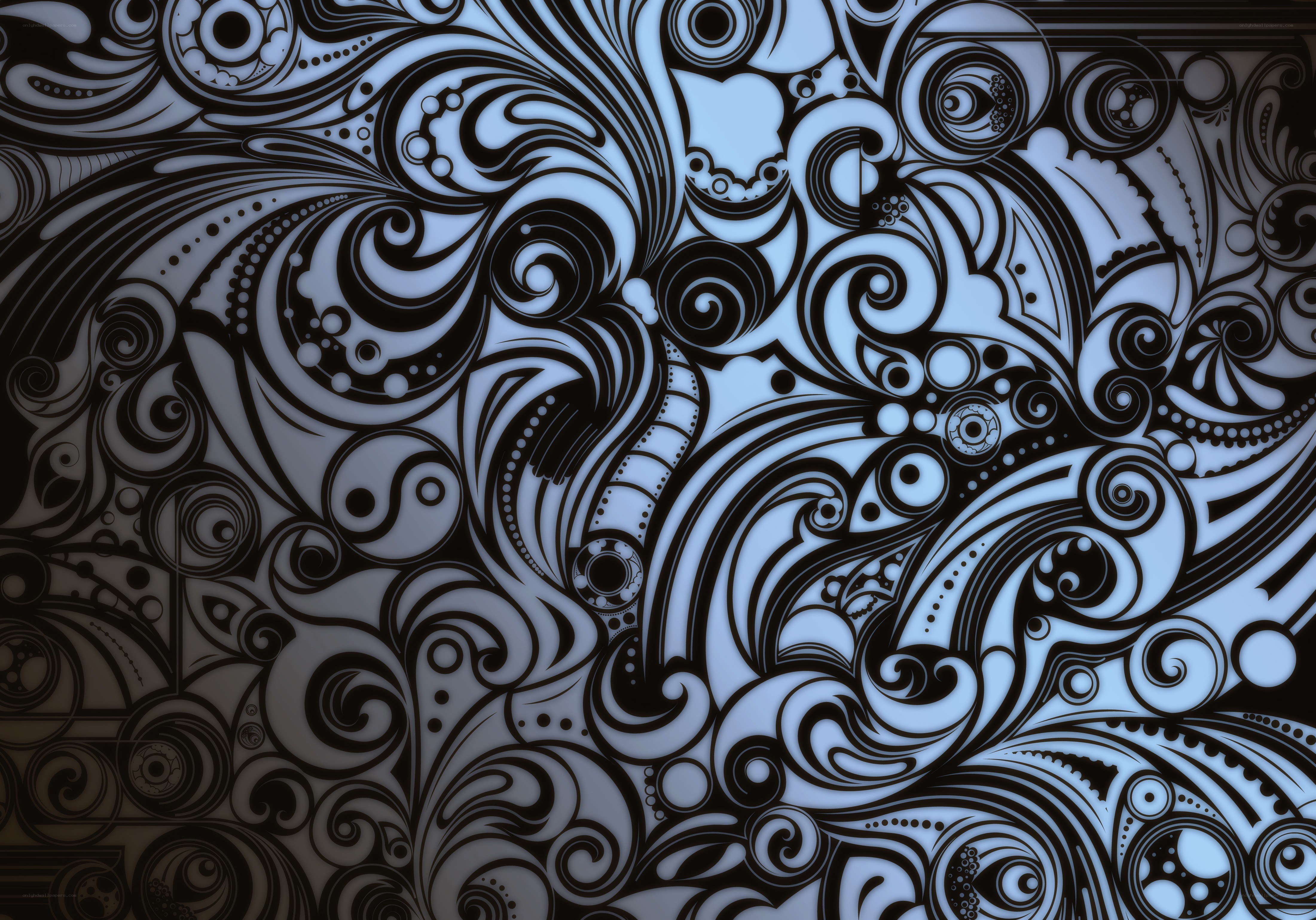 abstract swirl pattern