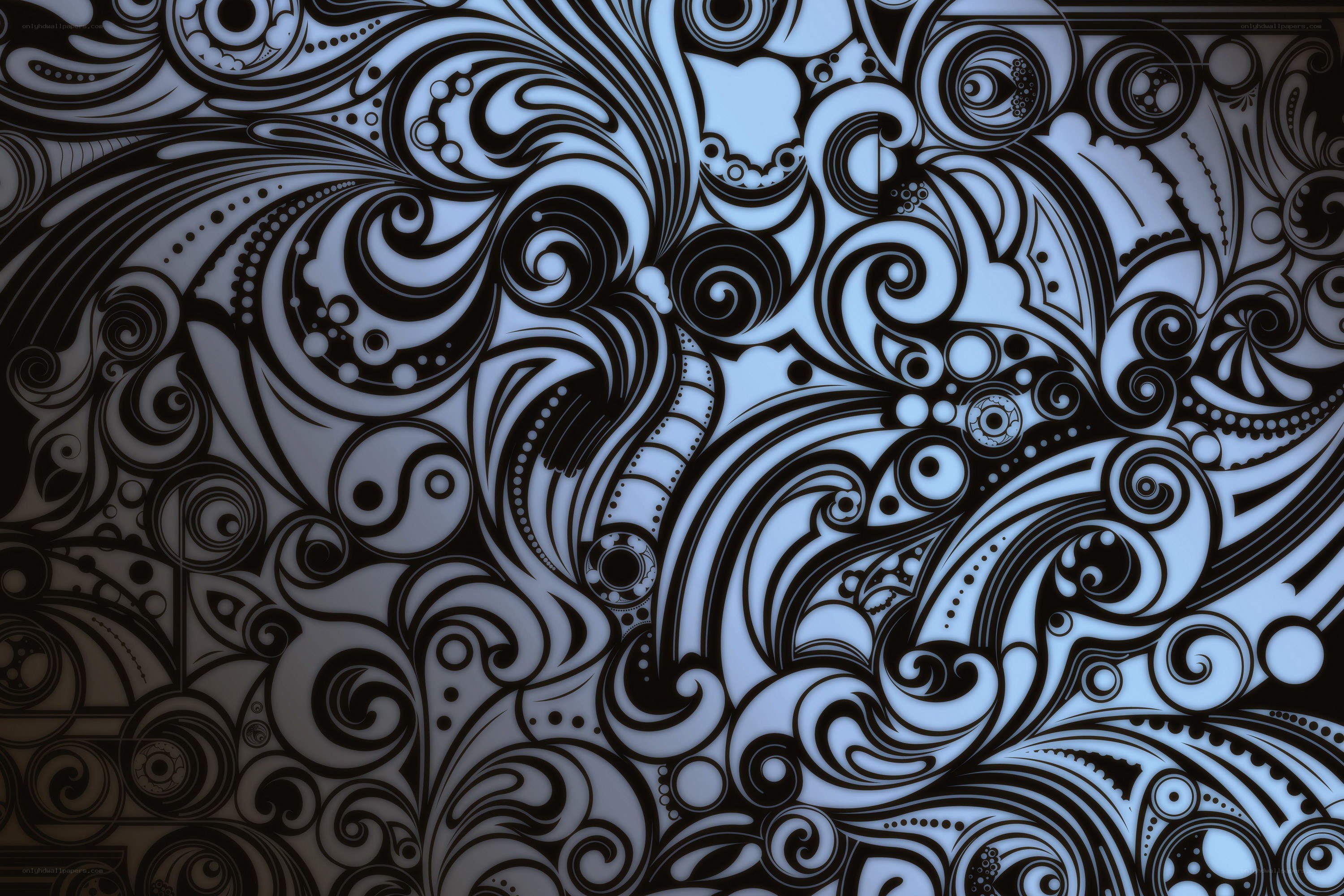 abstract swirl pattern