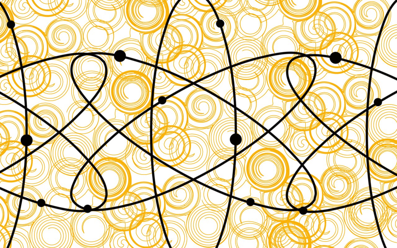 abstract swirl pattern with lines