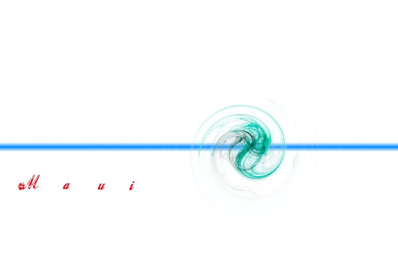 abstract swirl with text