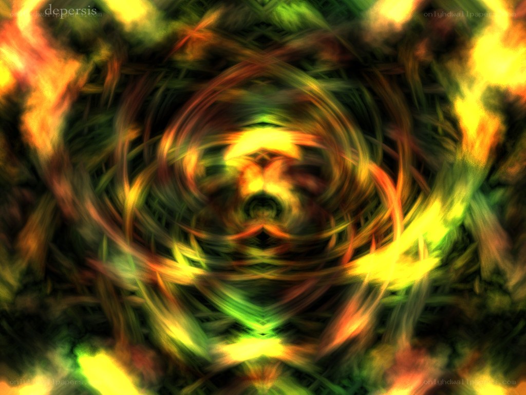 Abstract swirling colors