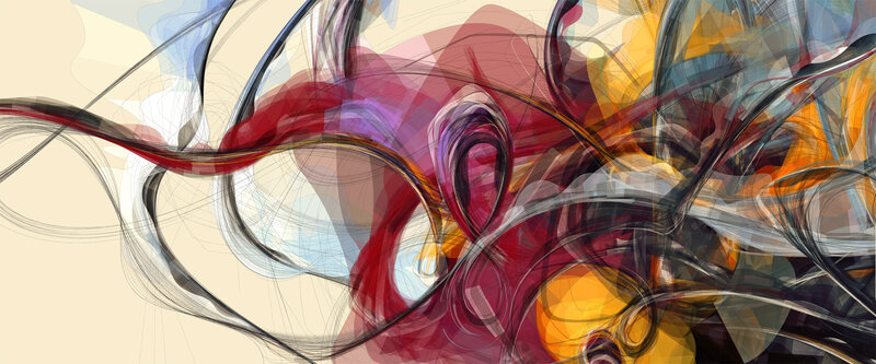 Abstract swirling colors
