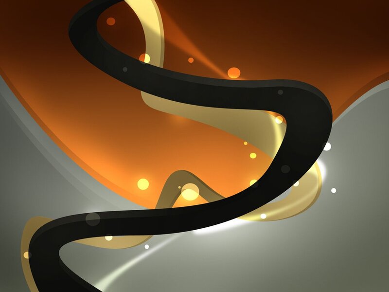 Abstract swirling design