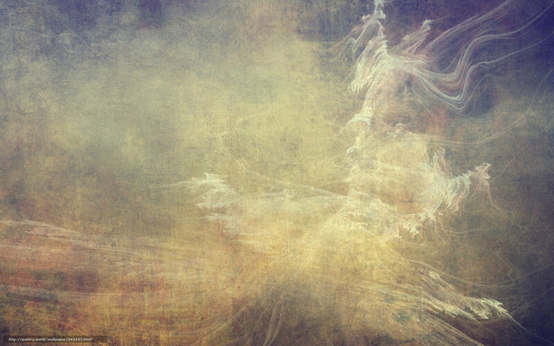 Abstract Swirling Forms — Yellow