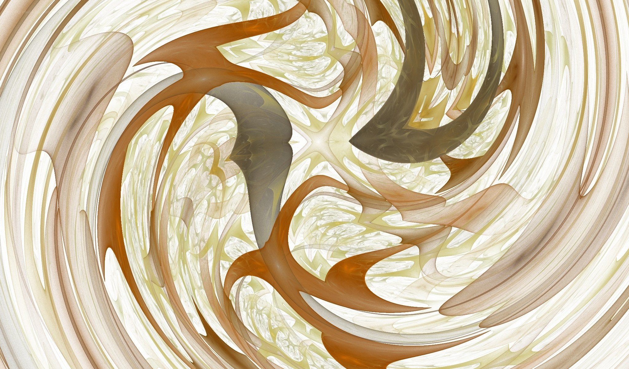 abstract swirling fractal pattern