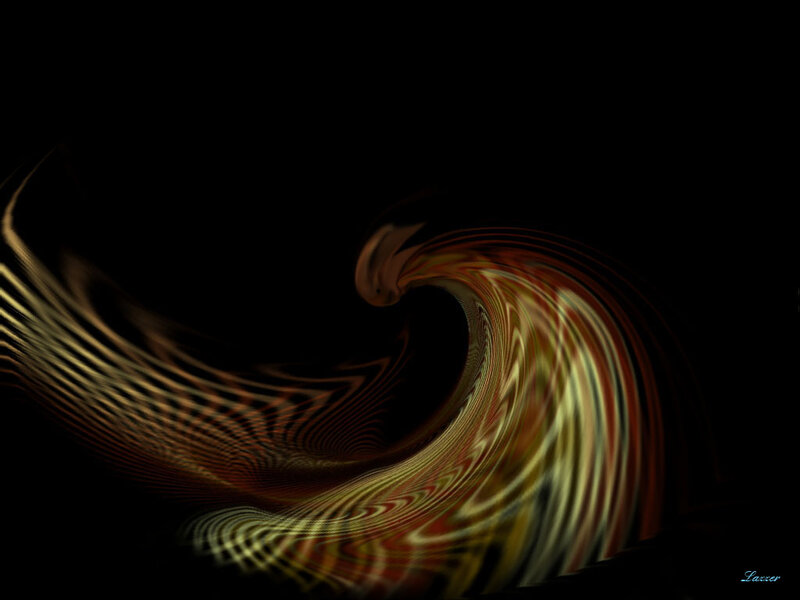 Abstract Swirling Light Pattern