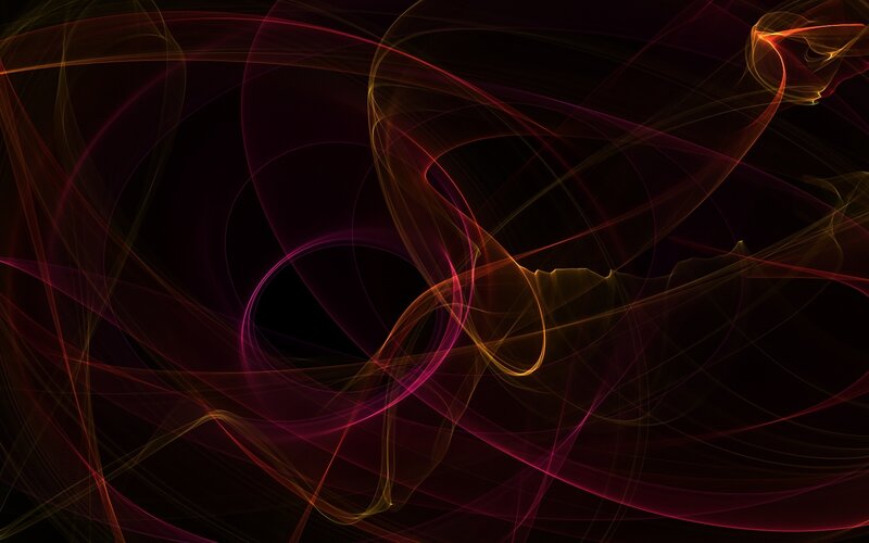Abstract swirling light patterns