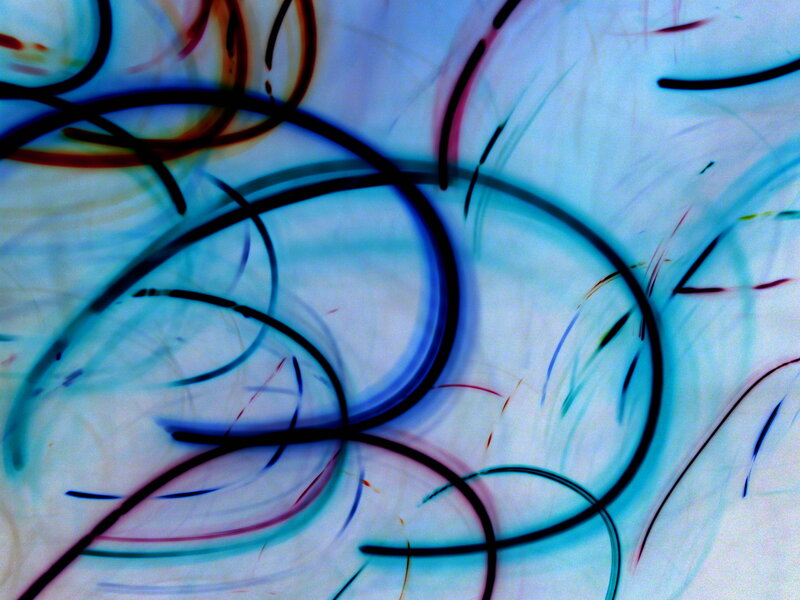 Abstract swirling lines