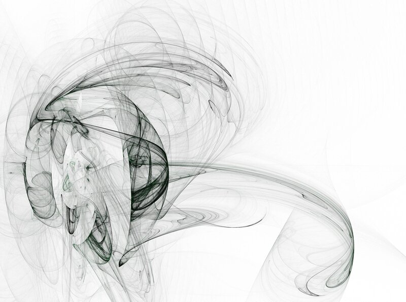 Abstract Swirling Lines — Black, Calm