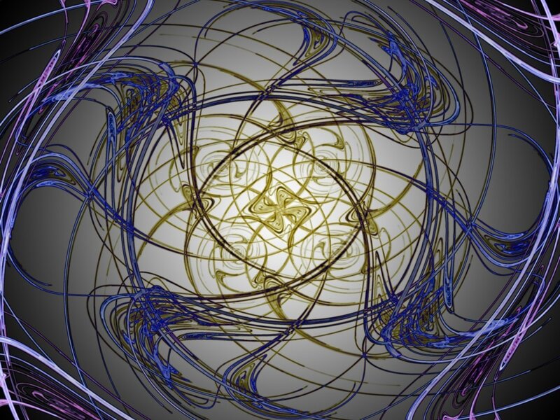 Abstract swirling lines pattern