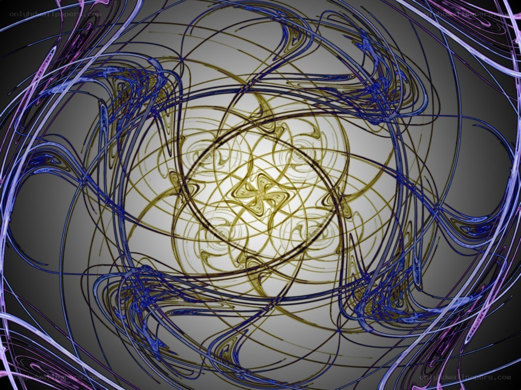 Abstract swirling lines pattern
