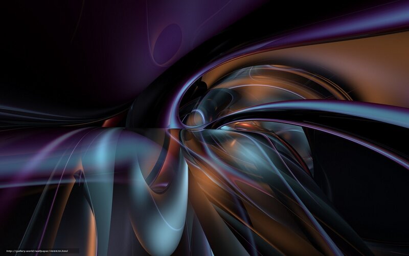 Abstract Swirling Lines — Purple, Dramatic