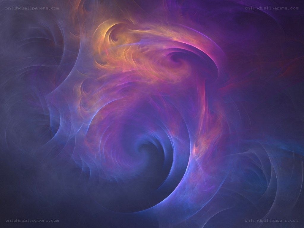 Abstract swirling nebula